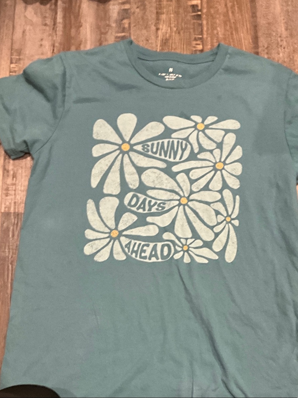 Sunny Days Ahead Graphic Tee for Kids - Blue